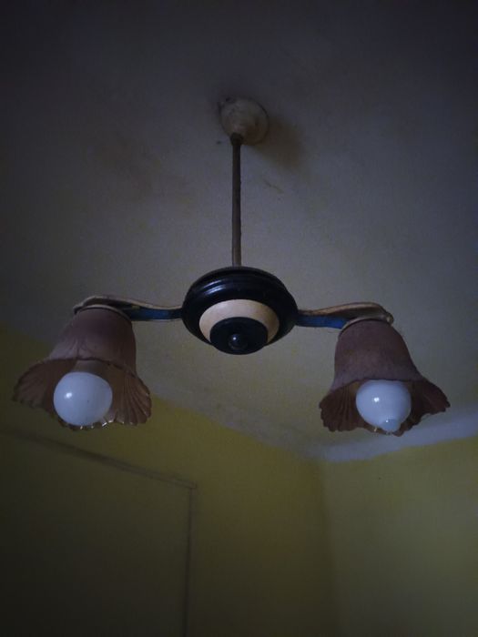 Lustra simpla cu 2 becuri