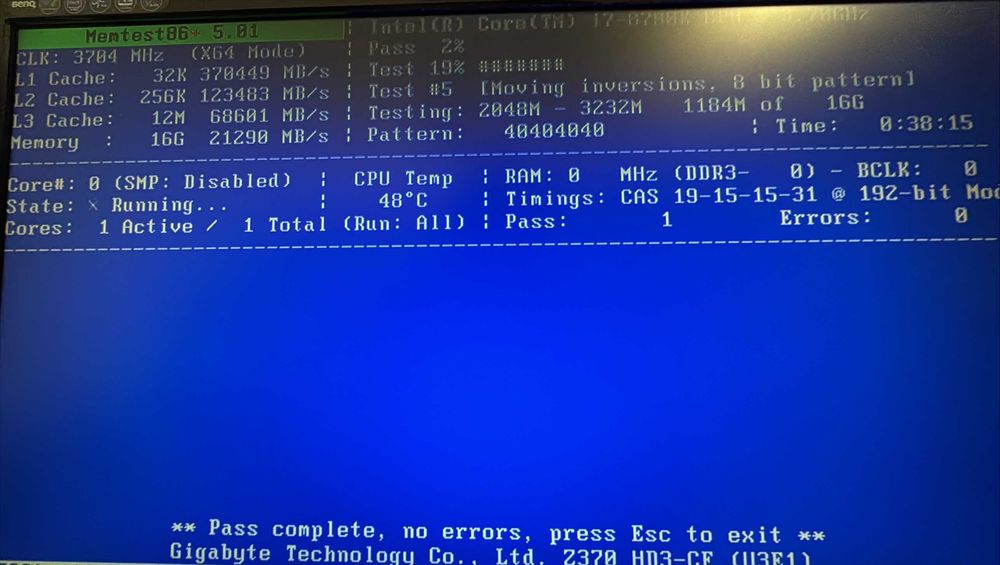 Kit Intel i7-8700k 3.7GHz + Gigabyte Z370-HD3 + 16GB DDR4