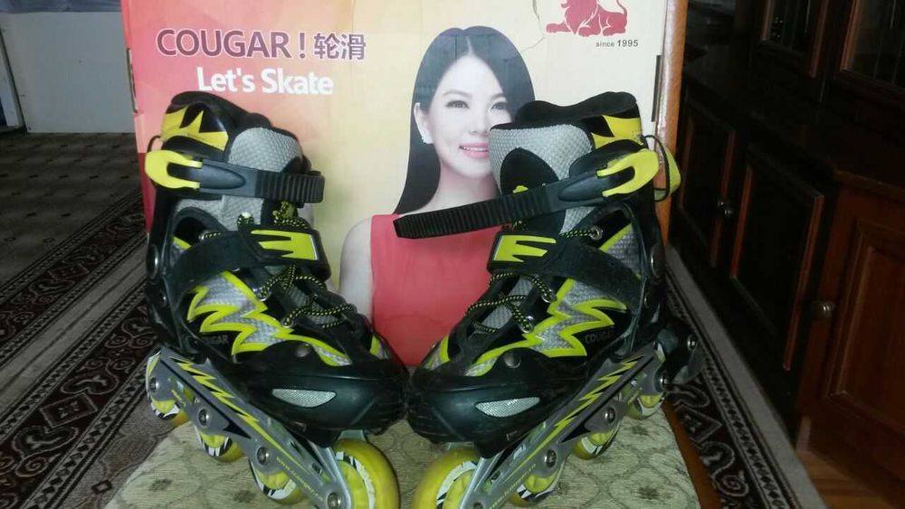 Роликовые коньки размер 34-37