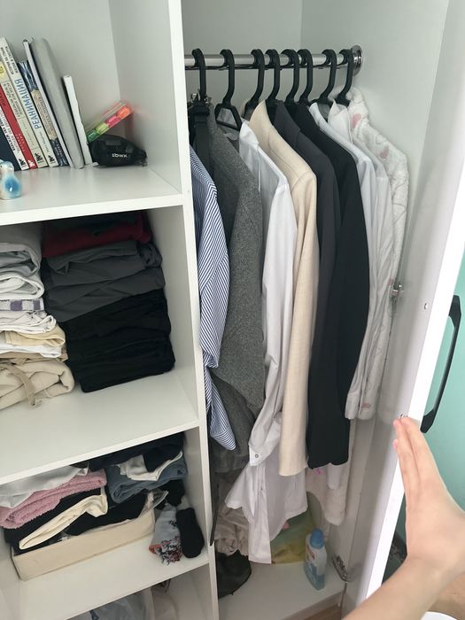 Шкаф,белый, 2 метровый