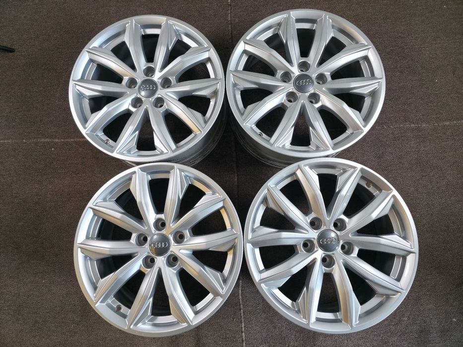 4 Jante Aliaj 5x112 17'' 7J ET 34 - OEM AUDI Q5 Q3 A3 A4 A5 A6 - CA UNELE NOI !