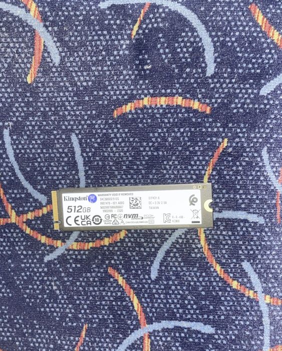 M.2 SSD 512gb Kingston NVMe