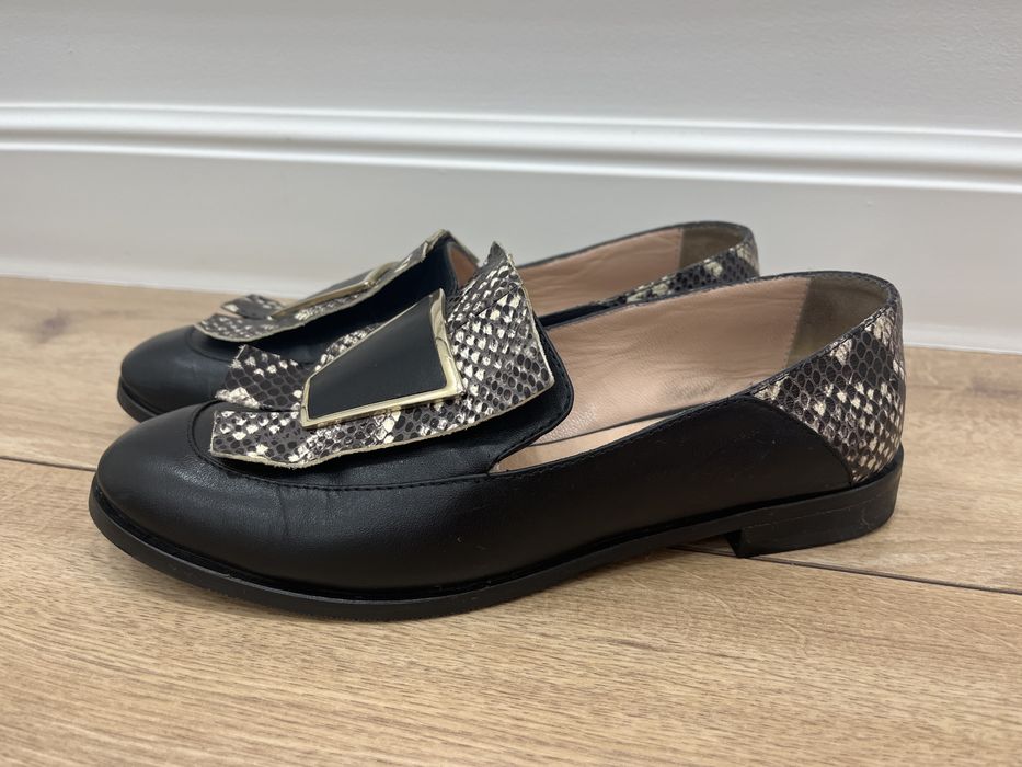 Кожный лофер 37 размера