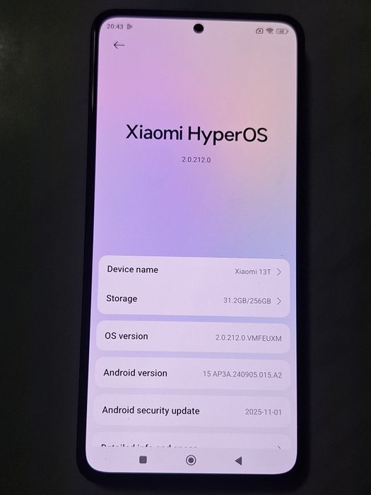 Xiaomi 13T-256 GB-8 GB ram