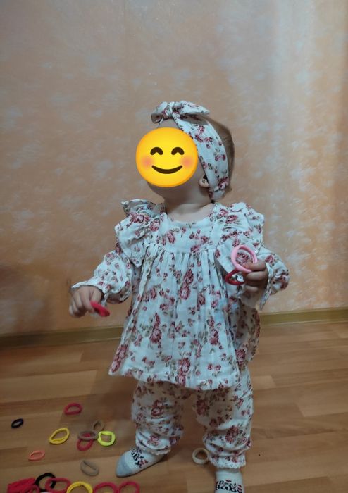 Муслиновый комплект на девочку