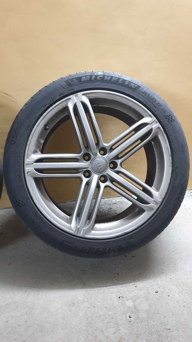 Оригинални Джанти Audi 20" 9J + 7 броя летни Michelin Pilot Sport гуми