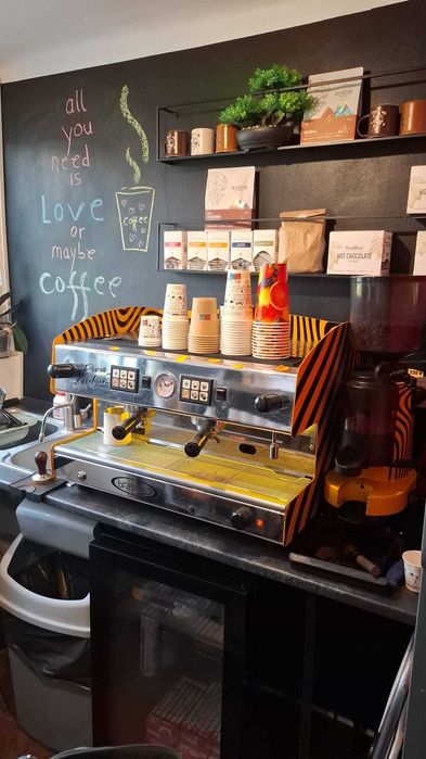 Espressor profesional Brasilia + Rasnita + Dedurizator + accesorii