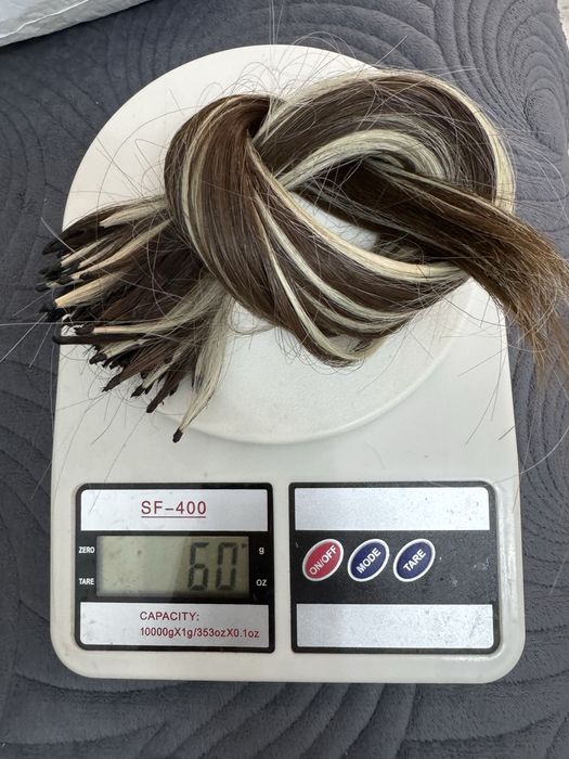 Натуральные капсульные волосы