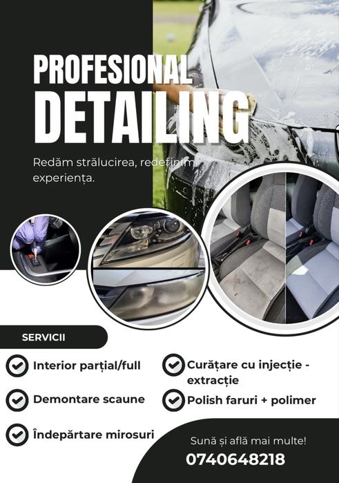 Detailing auto in Arad