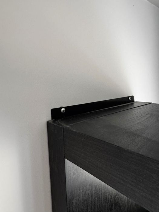 IKEA LACK стенна етажерка черна