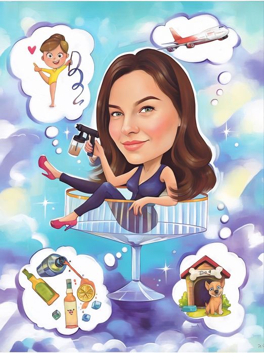 Перфектният подарък за всеки повод- Карикатура за жена