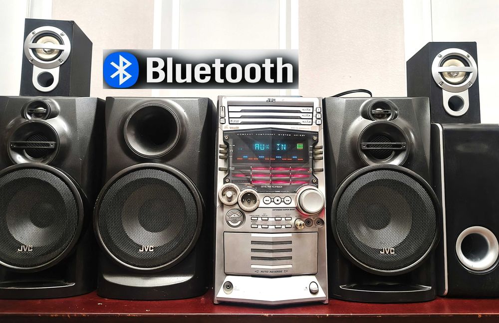 JVC Музыкальный центр  Bluetooth aux fm музыкальный центр