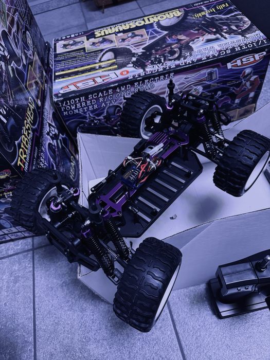 Vand automodel masinuta rc telecomanda 1/10 hsp brontosaurus noi