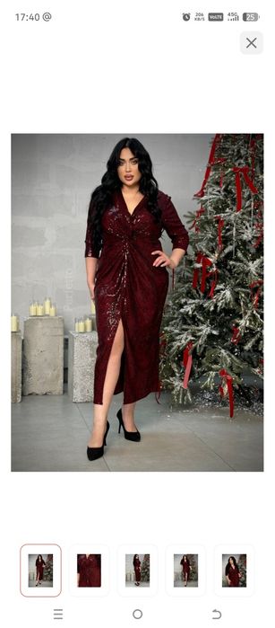 Шикарное платье для пышной фигуры.