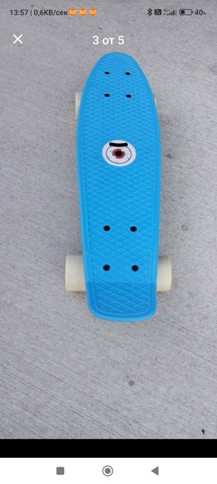 Продавам детски скейтборд неразличим от нов.