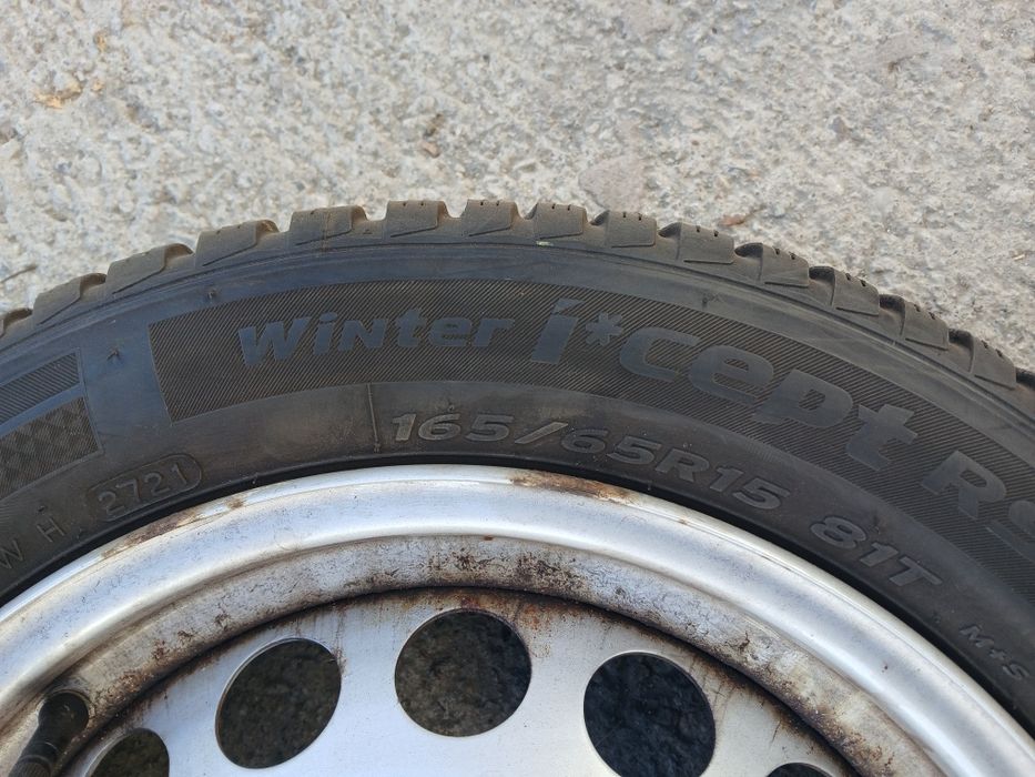 Anvelope m-s cu jante smart R15 4×100  hankok 2021