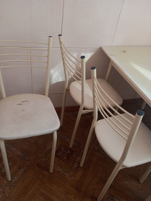 Стол стул 6 шт б/у