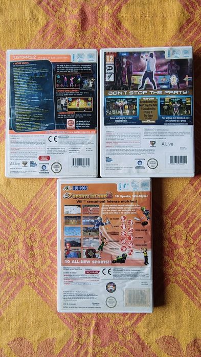 Комплект 3 игри за Nintendo Wii