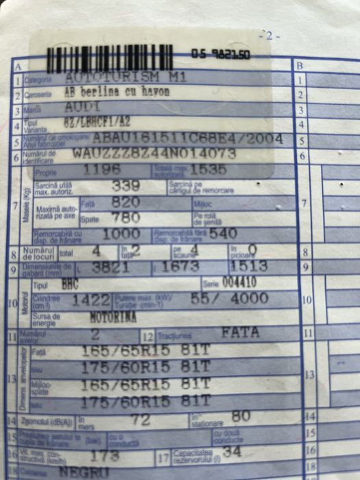 piese audi a2 1.4tdi