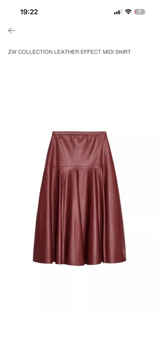 Кожена пола Zara