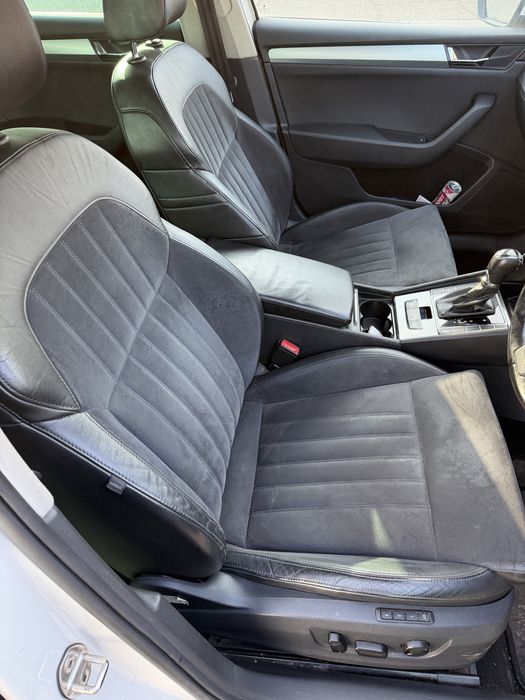 Полукожен салон от шкода супърб / skoda superb седалки