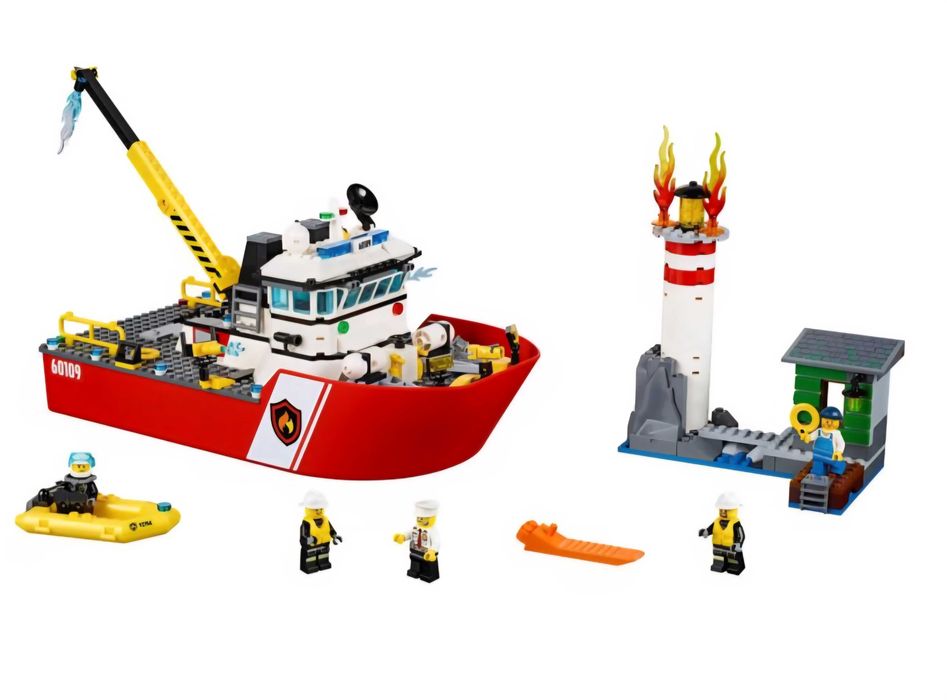 Lego City Fire Boat - Technic RC Tracked Racer