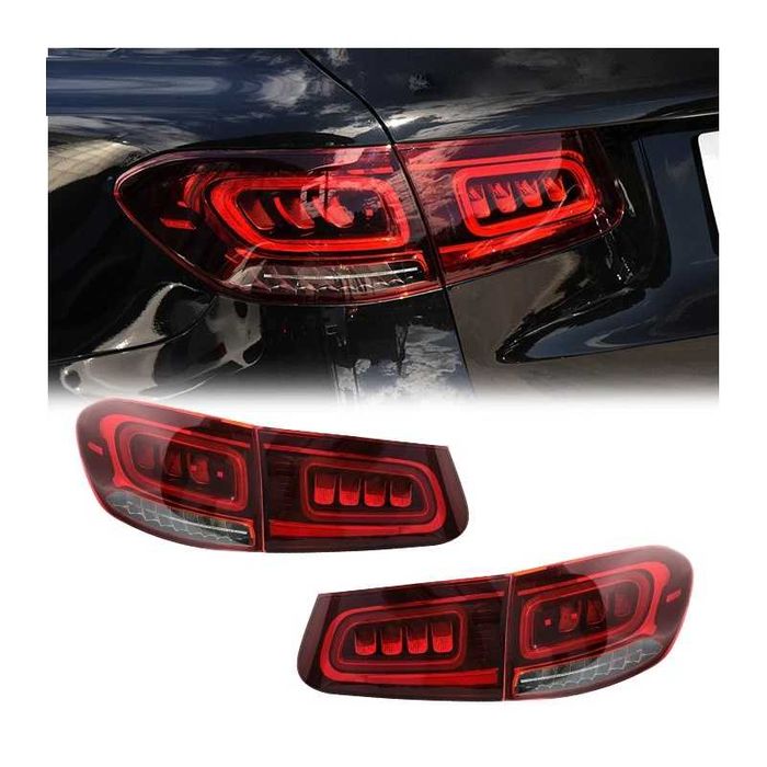 Тунинг LED Стопове за Mercedes GLC W253 (2015-2019) Facelift Vision