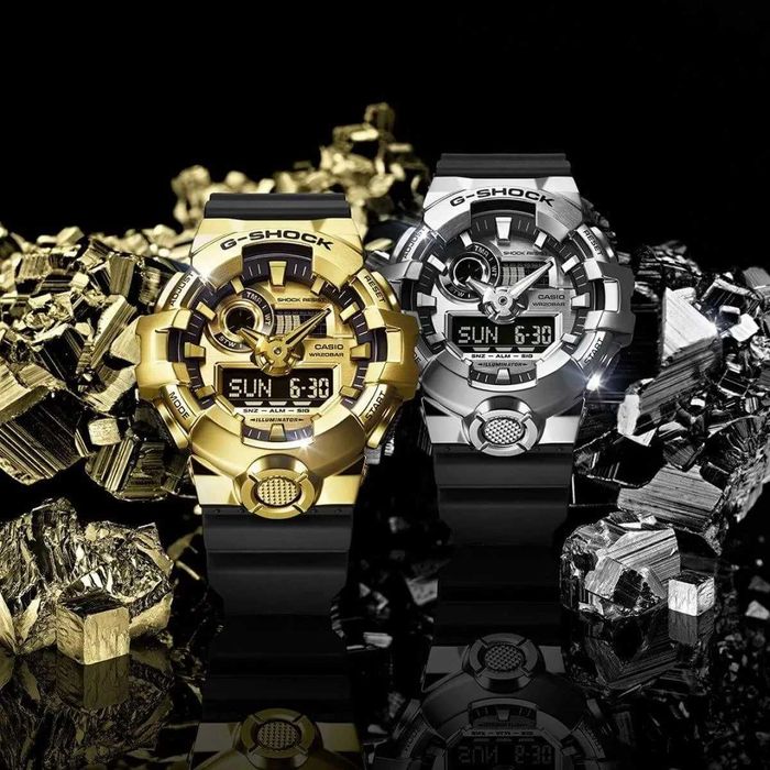 Нов часовник Casio G-Shock GM-700G-9AER - гаранция