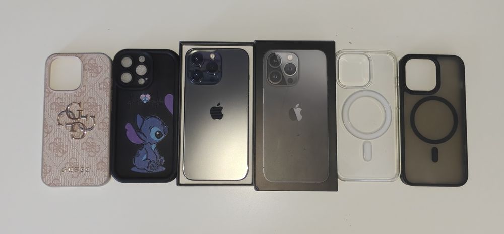Vând iPhone 13 pro 256gb 100%baterie Negru