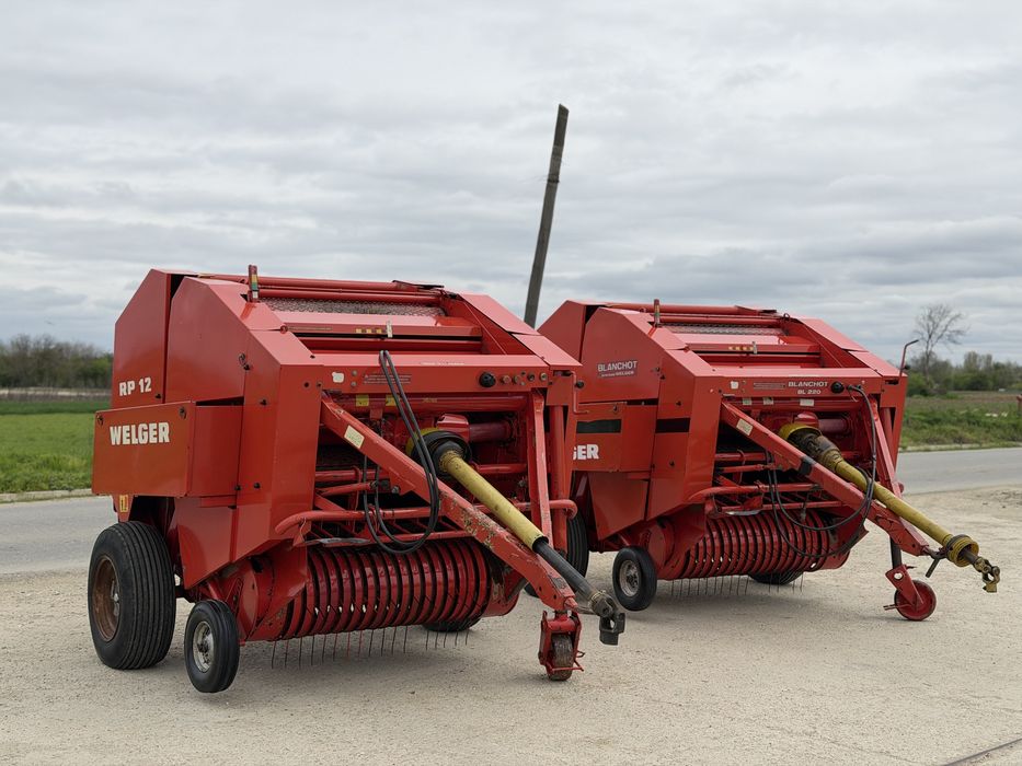 Presa/Balotiera Welger Rp12 Model Nou Import Germania Ca Noi Claas Krone