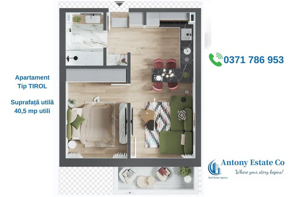 Antony Estate | Apartamente NOI 0% Comision - Iosia