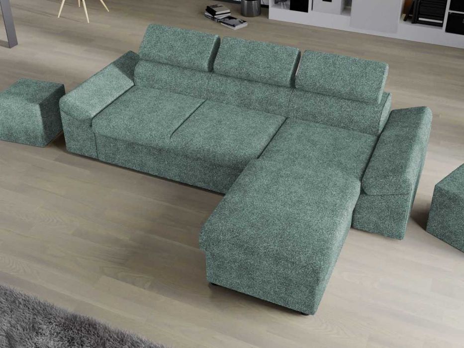 Coltar Extensibil Jamaica Plusat Turcoaz - Transport Gratuit