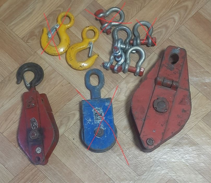 Продам такелажные приспособления