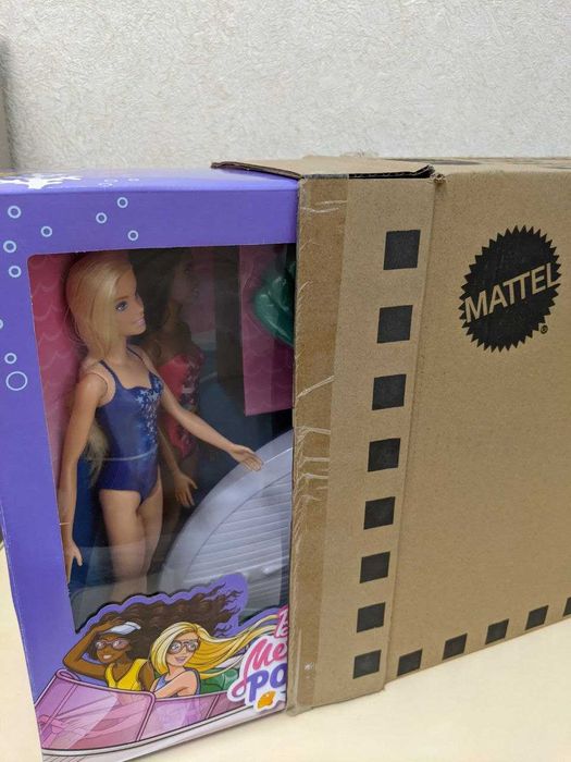 Барби mermaid power boat set