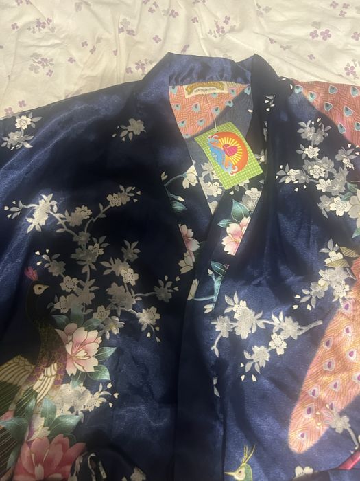 халат шелковый женский