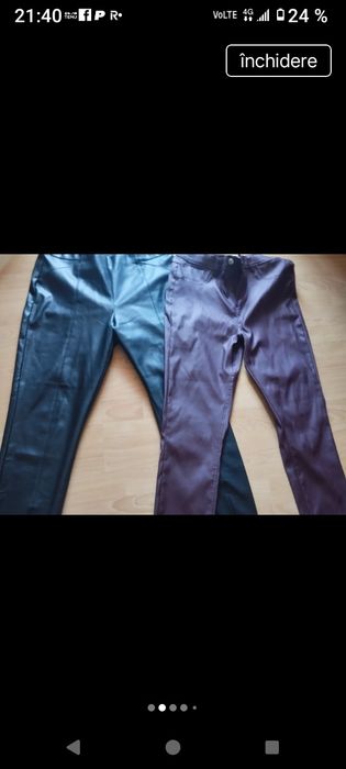 Pantaloni noi imitație piele