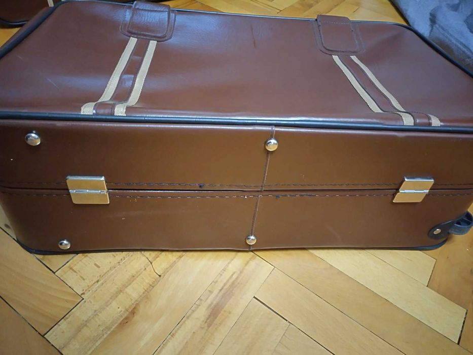 Комплект туристически куфари аристократичен ретро стил нови