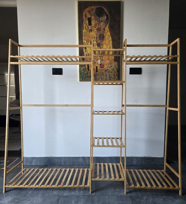 Stander/raft de haine din bambus