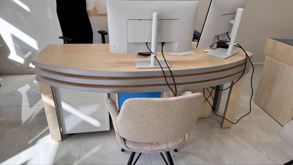 Vand birouri din pal dublat