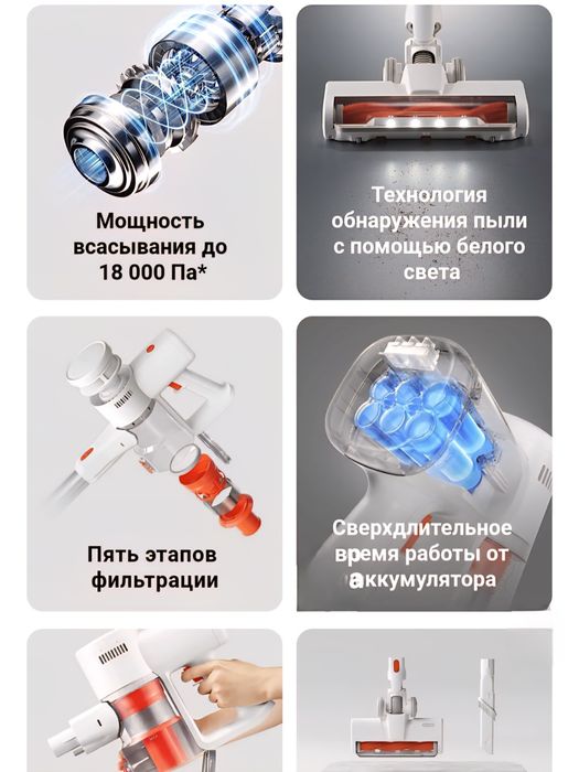 Беспроводной пылесос, Xiaomi Vacuum Cleaner G20 Lite EU