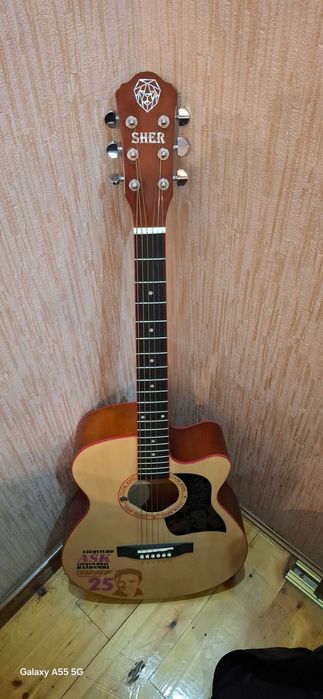 Гитара акустика от (SHER) Б/У