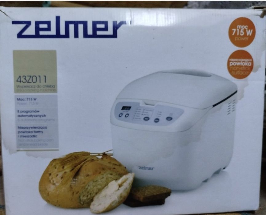 Masina de facut paine Zelmer , cadou tigaie teflon Delimano