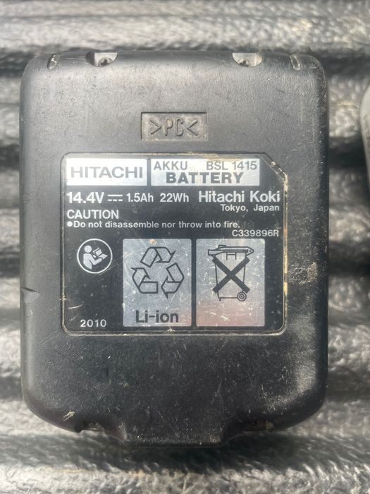 Litiu-ion Hitachi (Hikoki)  BSL 1415 de 14.4 cu încărcător