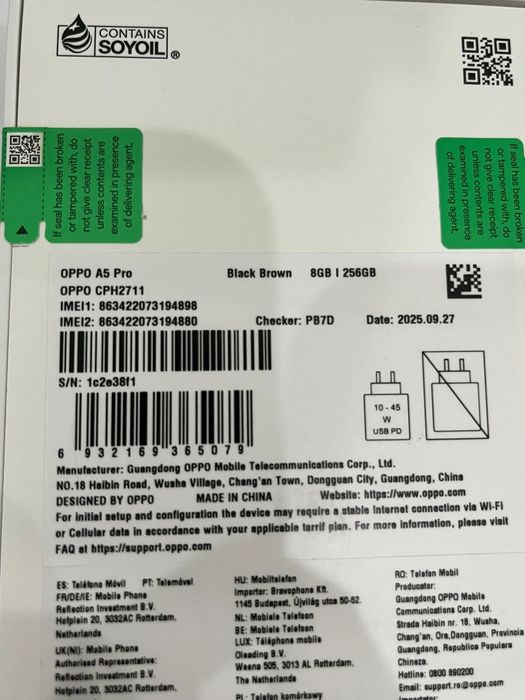 Oppo A5 Pro sigilat 256gb Amanet BKG
