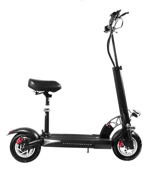 Електрическа тротинетка със седалка ТОП! скутер 1000W Мощна голяма