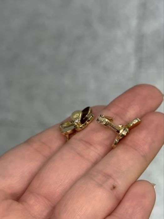 Золото комплект с бриллиантами Van Cleef .