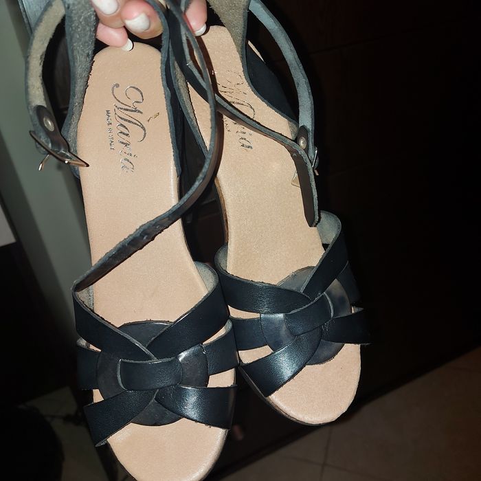 Сандали естестевена кожа