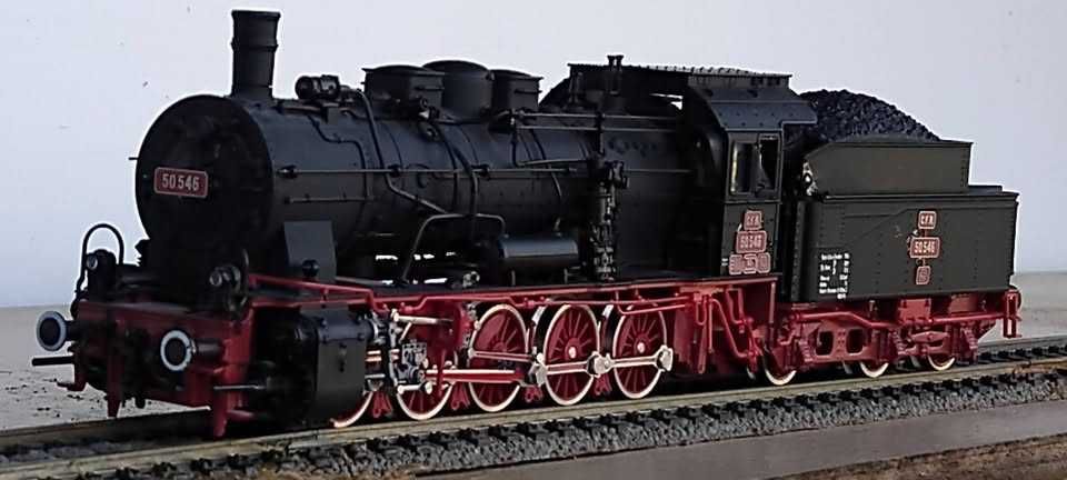 Locomotiva cu aburi CFR seria 50.000 ROCO 1.87 HO