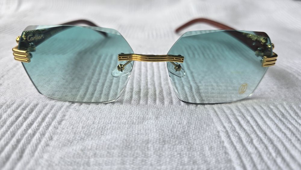 Ochelari de soare Rayban Cartier green