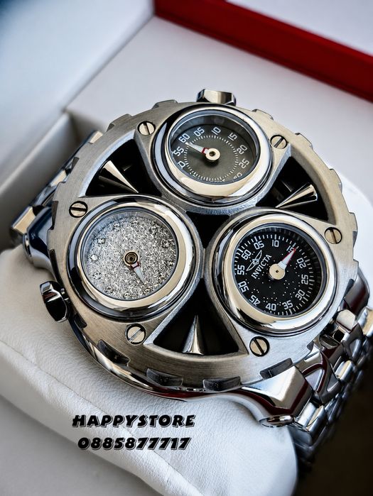 INVICTA Cerberus Silver 47 mm, Инвикта нов мъжки часовник